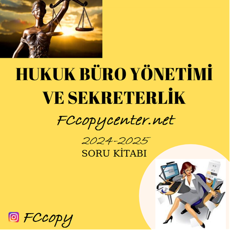 HukukBüro 1.sınıf 4dersin soru bankası